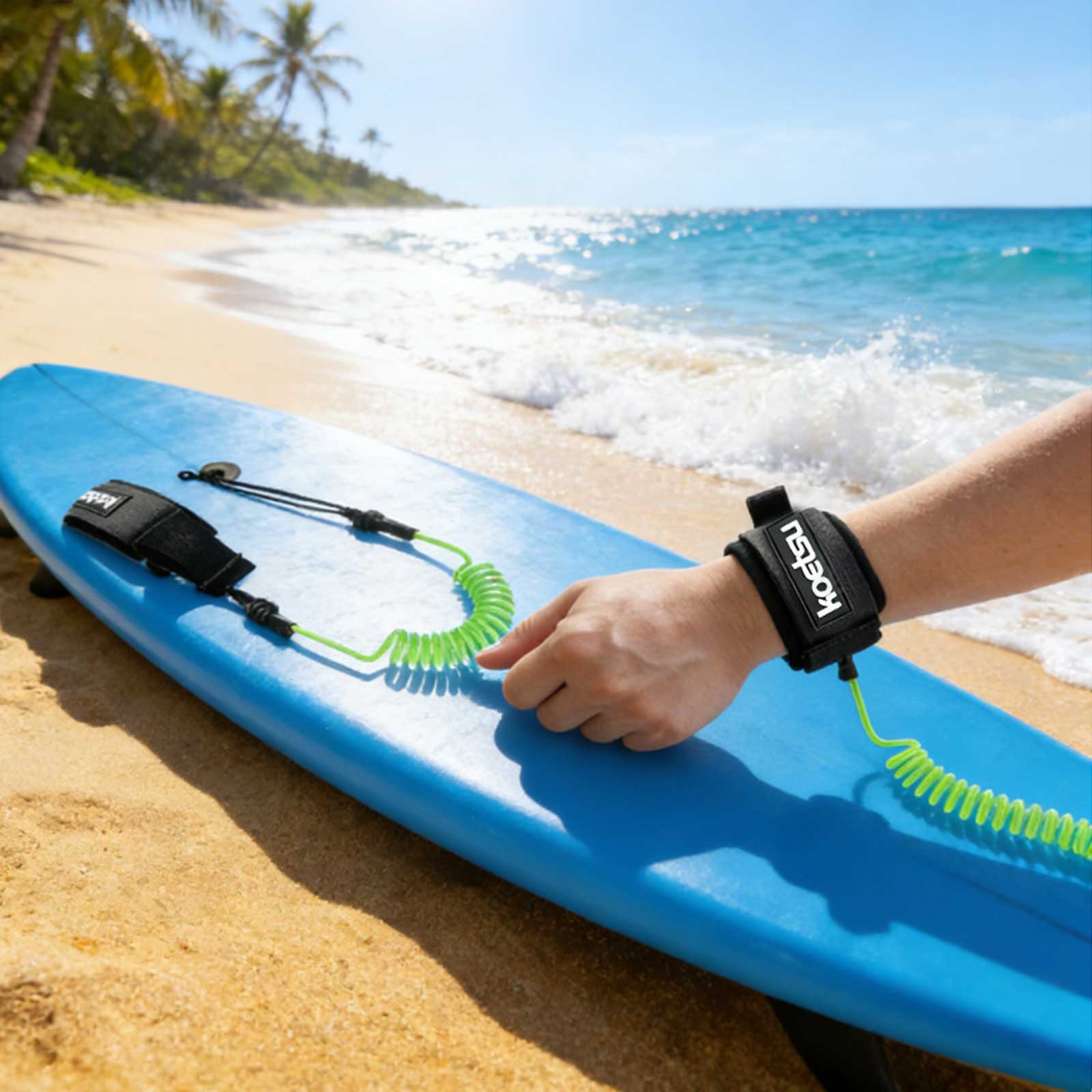 Surfboard Leash - SUP Paddle Board Kayışı TPU Malzemesi