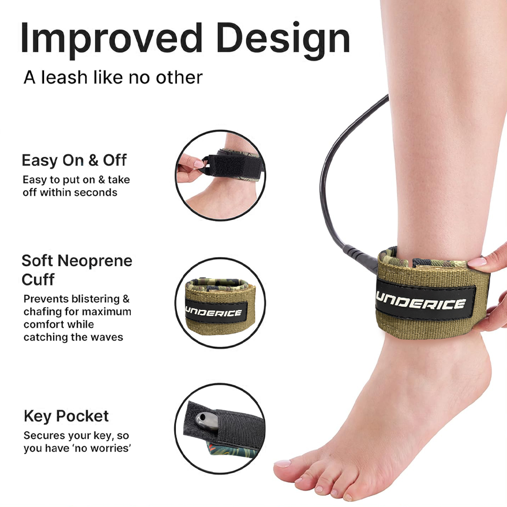 UICE Sörf Tahtası Kayışı 6-9ft - Surfboard Leash incelemesi ve fiyatı