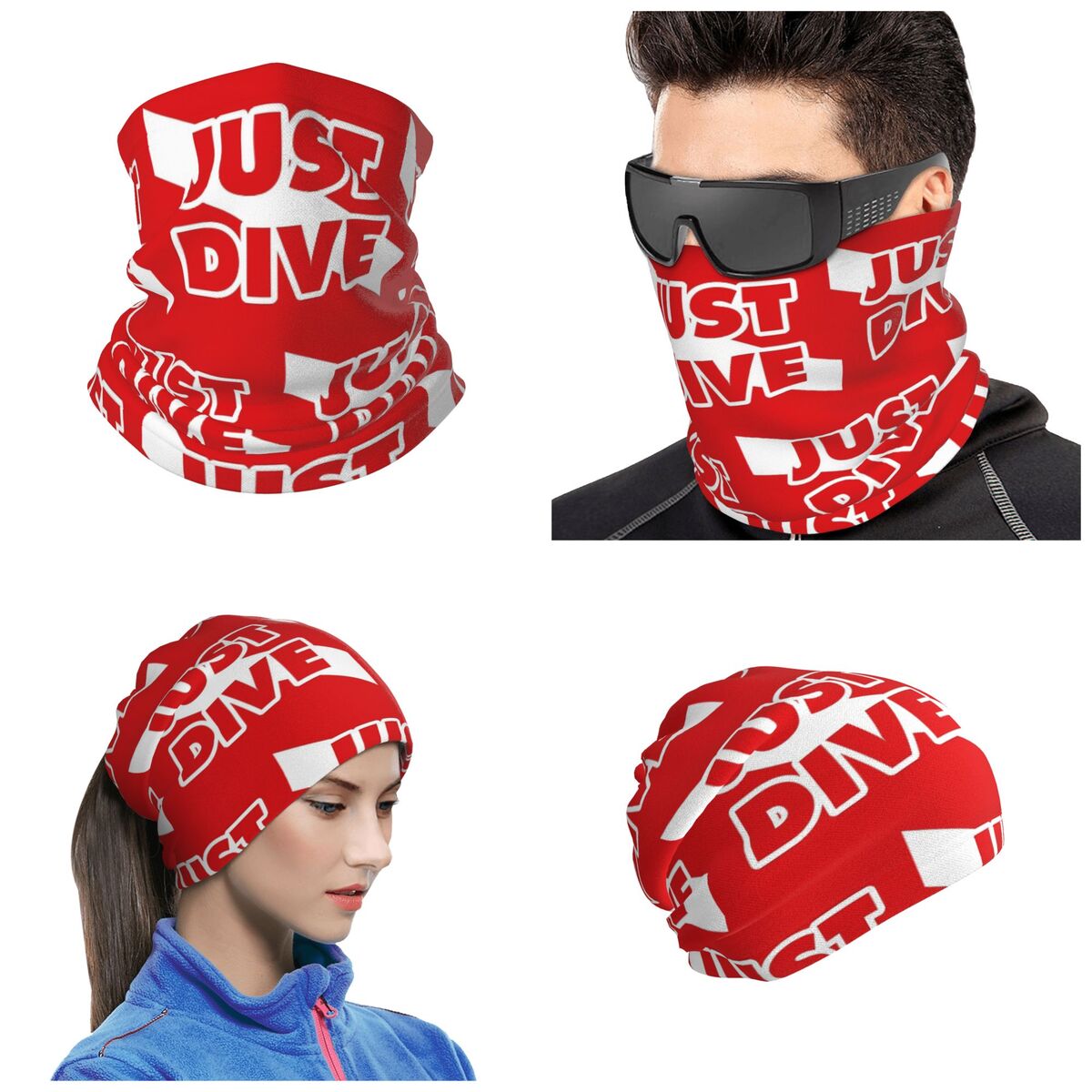Just Dive, Dalış Bayrağı Desen - Diving Mask incelemesi ve fiyatı