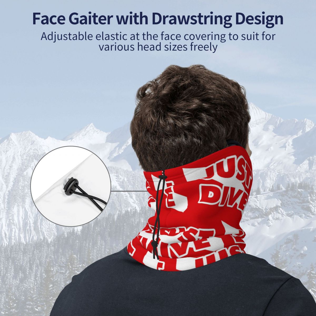 Just Dive, Dalış Bayrağı Desen - Diving Mask incelemesi ve fiyatı
