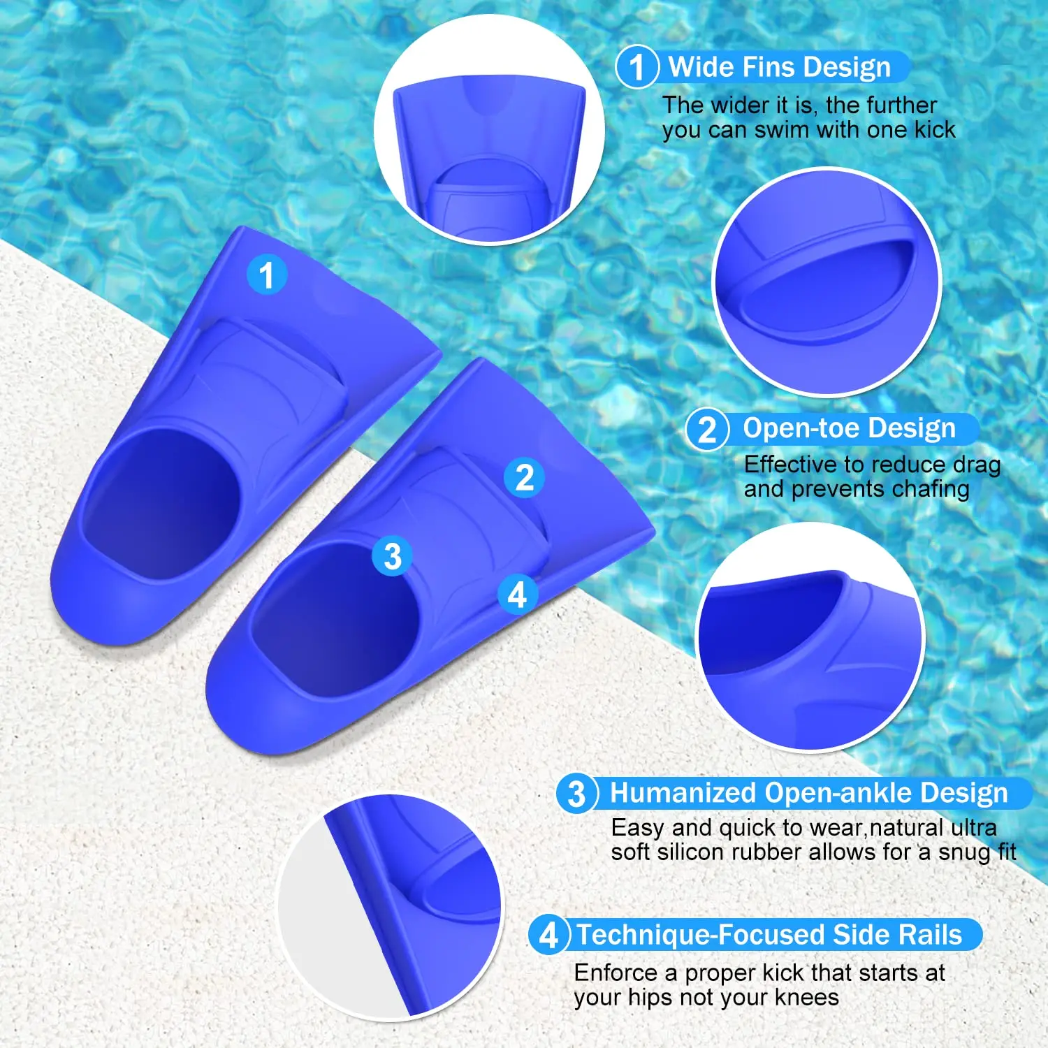 Yüzmek Eğitim Yüzgeçleri Silik - Snorkel Set incelemesi ve fiyatı